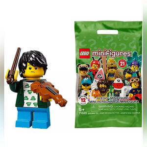 Lego Minifigures 71029 Violin Kid Series 21 Mystery Bag